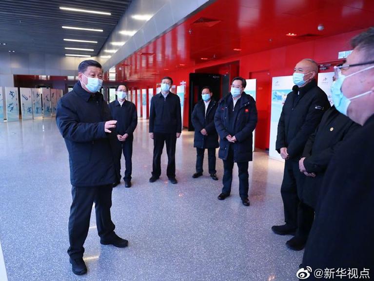 習近平考察北京冬奧會、冬殘奧會籌辦工作